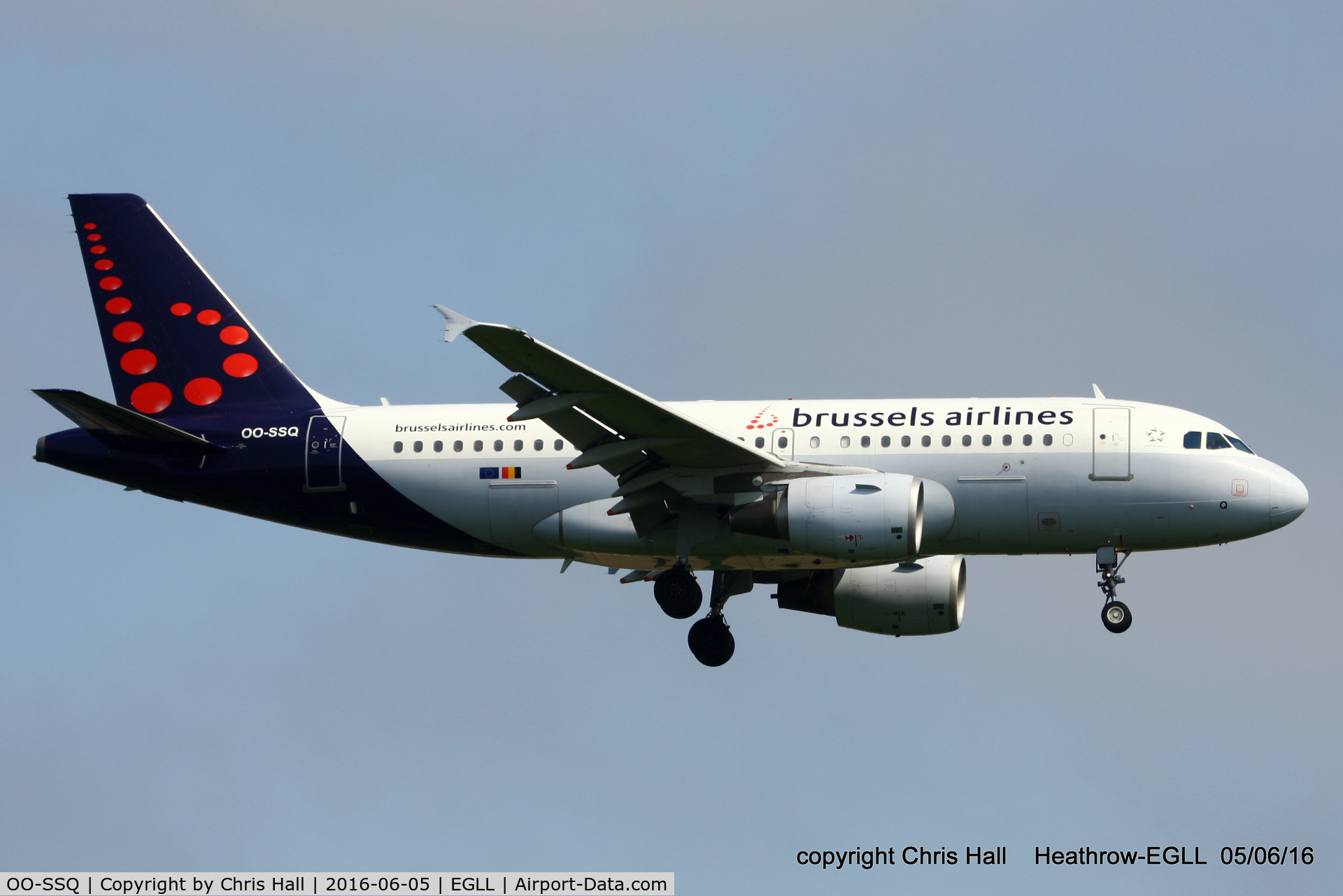OO-SSQ, 2009 Airbus A319-112 C/N 3790, Brussels Airlines