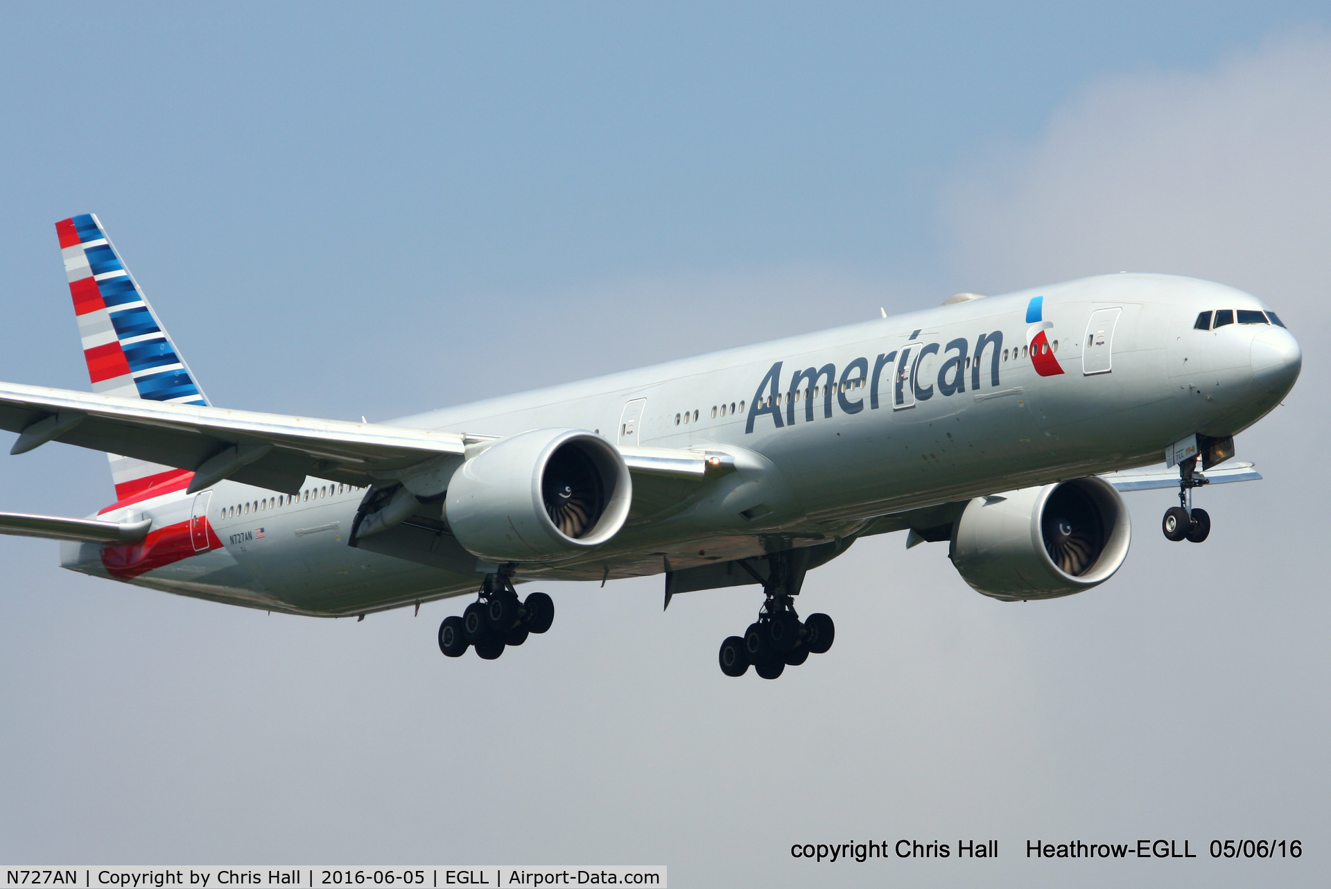N727AN, 2014 Boeing 777-323/ER C/N 33541, American Airlines