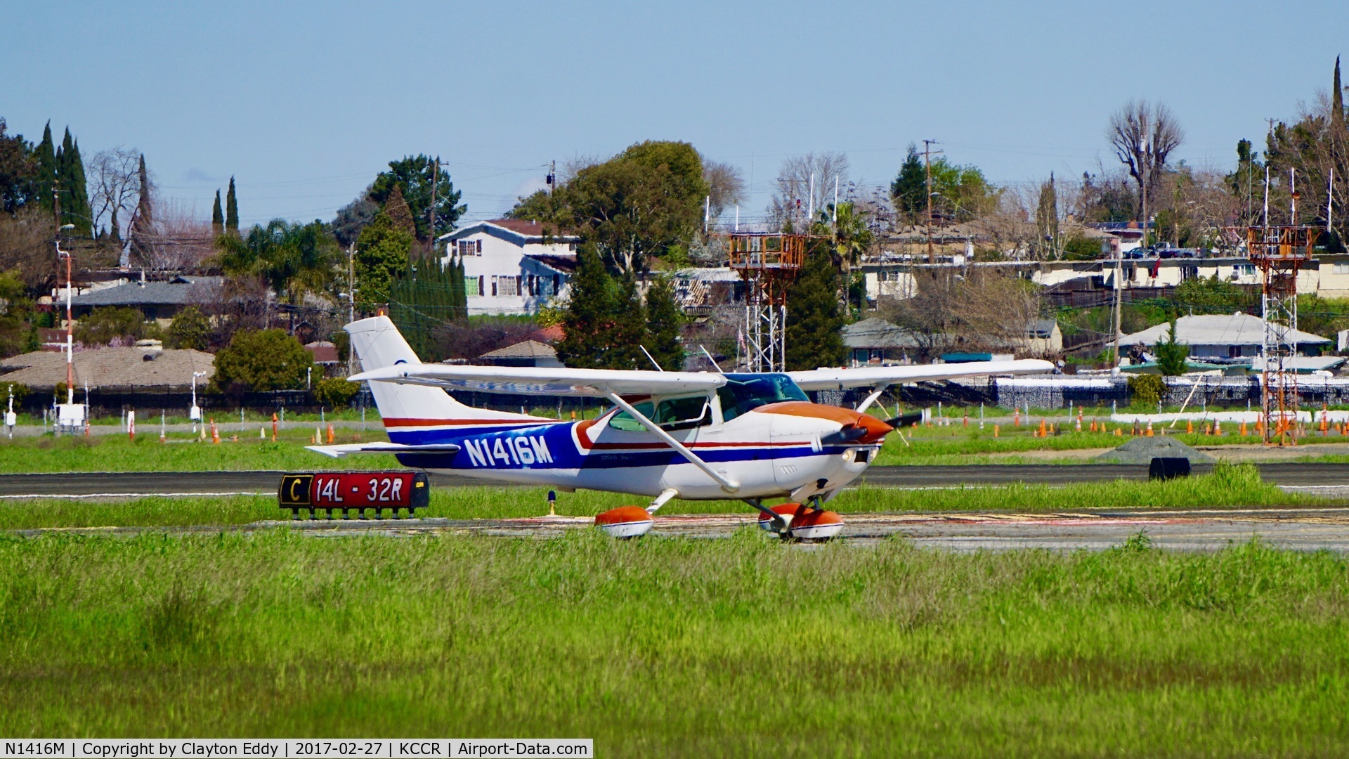 N1416M, 1975 Cessna 182P Skylane C/N 18264322, Buchanan Field 2017.