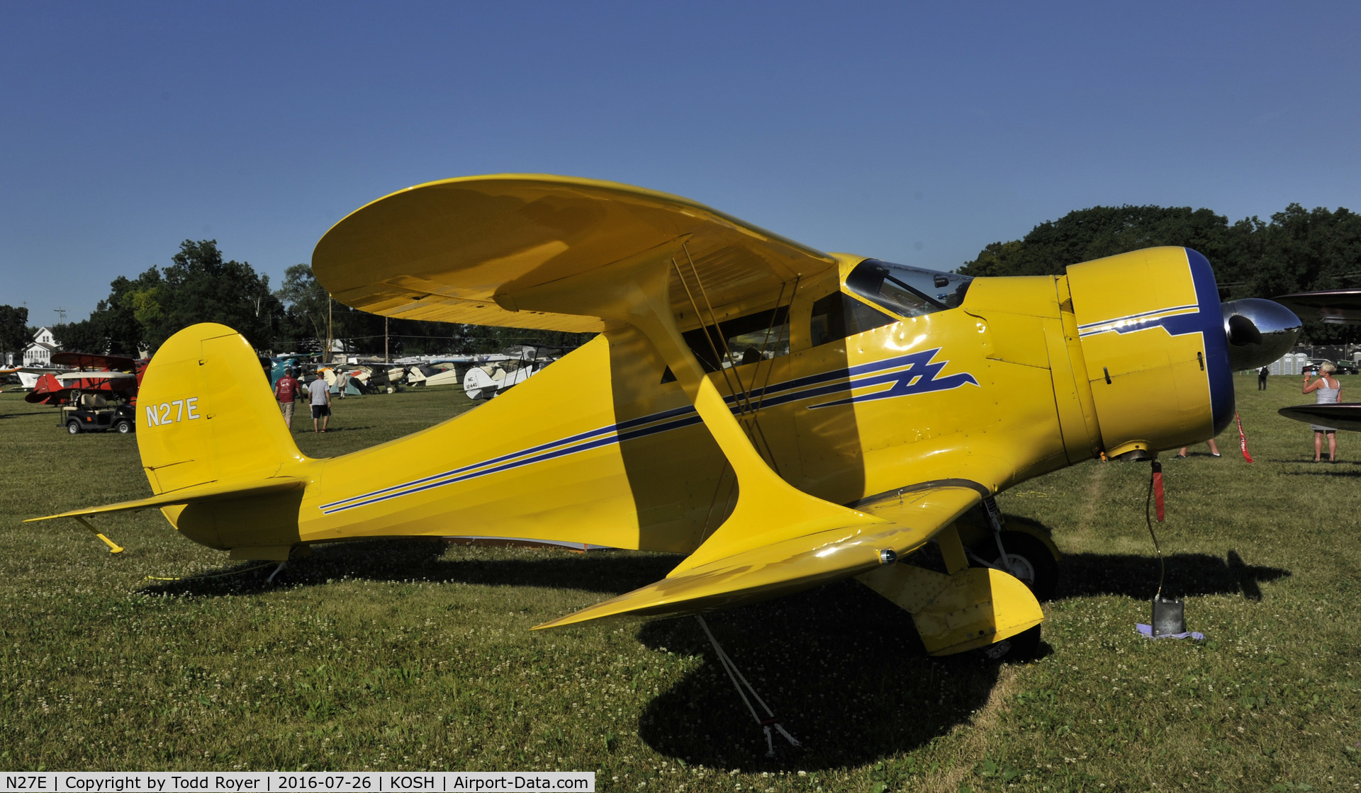 N27E, 1944 Beech D17S Staggerwing C/N 6883, Airventure 2016