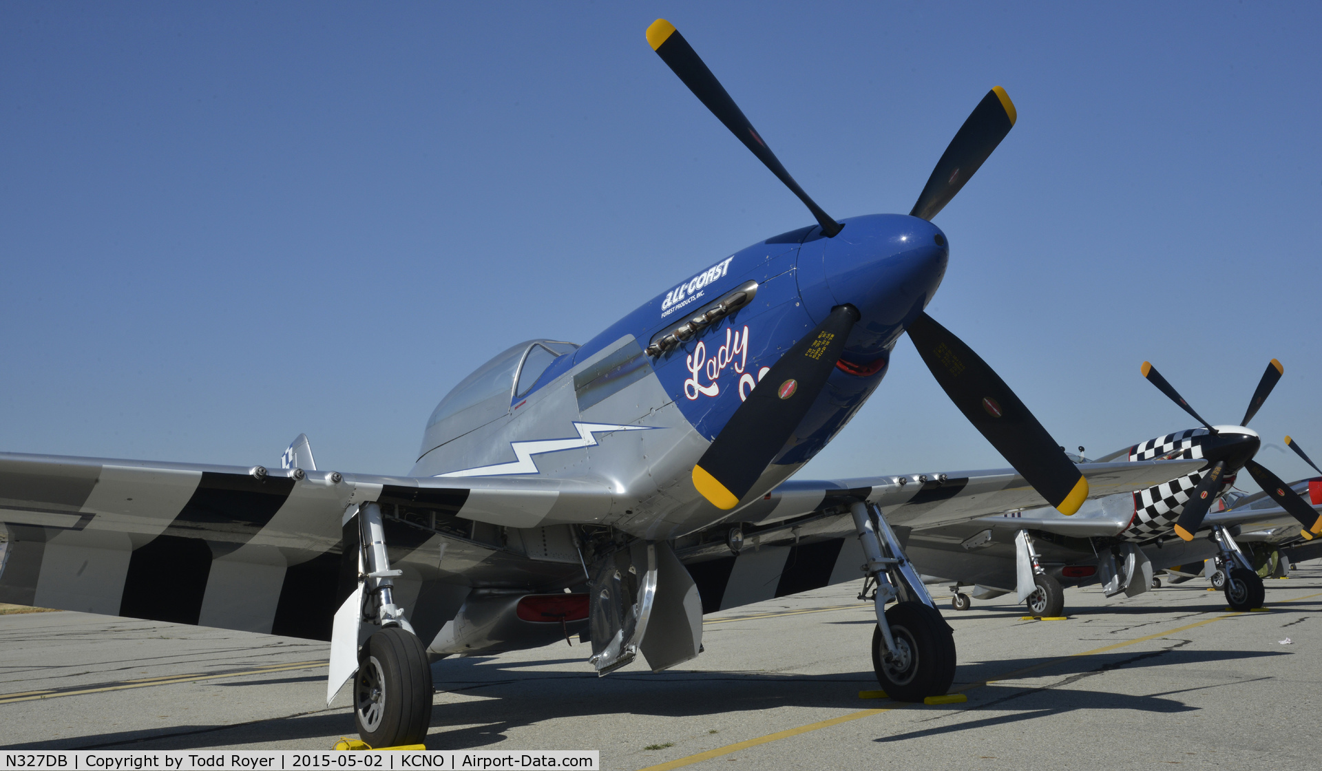 N327DB, 1944 North American P-51D Mustang C/N 44-84860, Planes of Fame Airshow