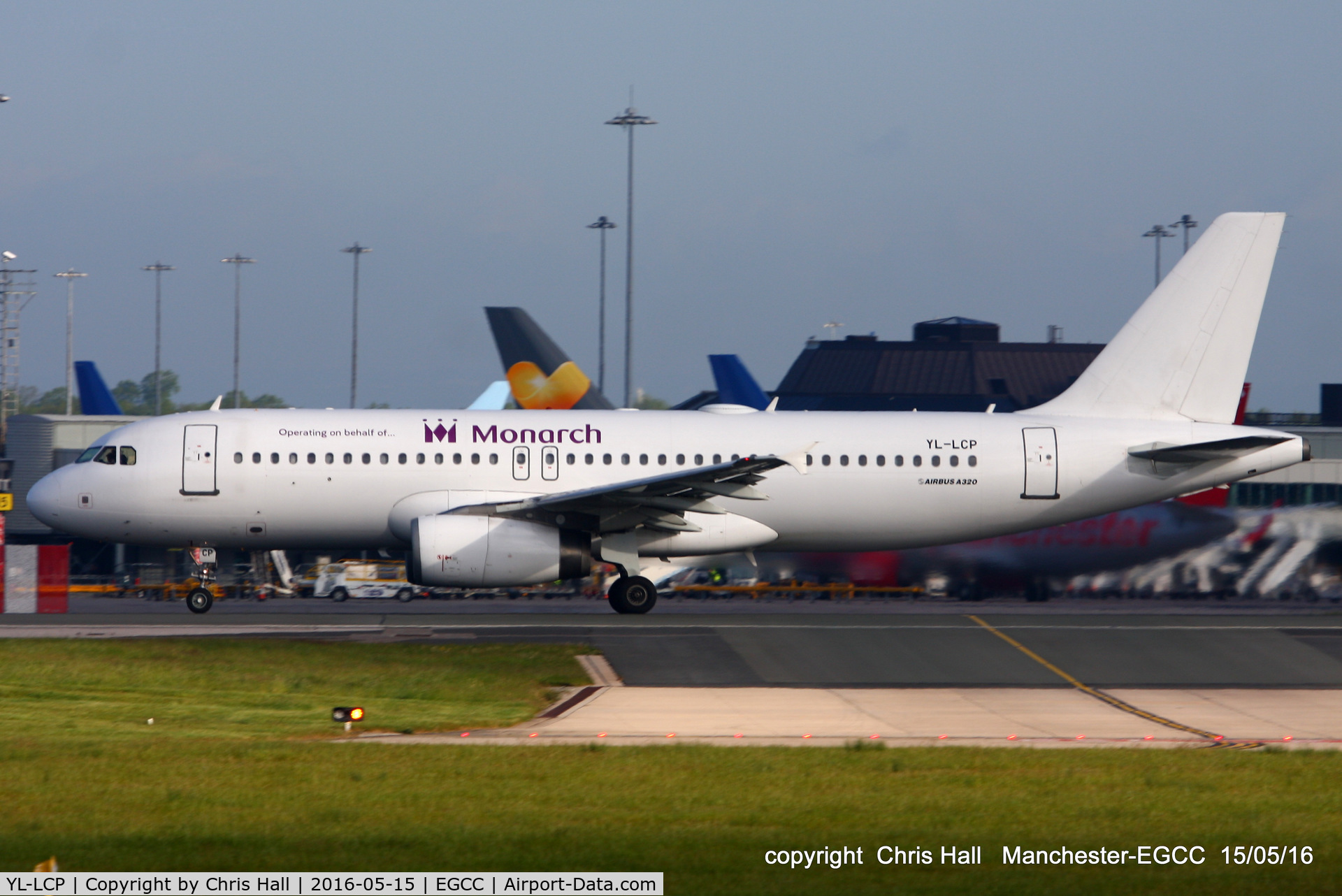 YL-LCP, 2008 Airbus A320-232 C/N 1823, operating for Monarch