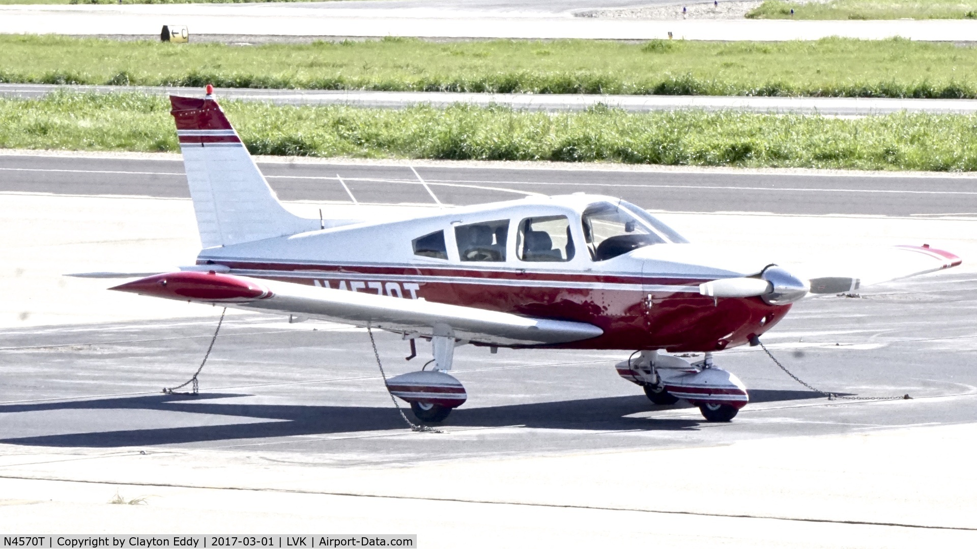 N4570T, 1972 Piper PA-28-235 C/N 28-7210013, Livermore Airport 2017