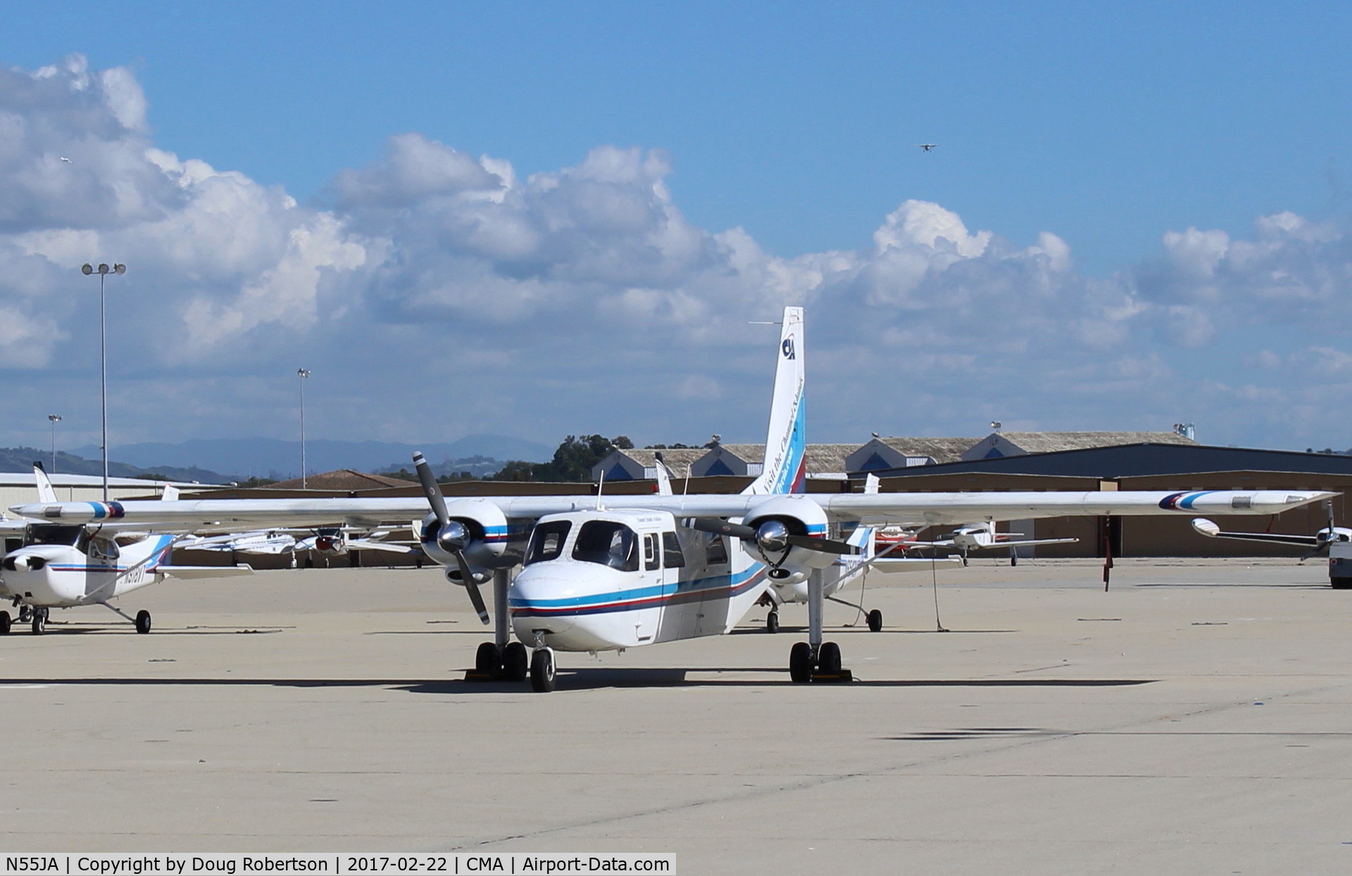 N55JA, 1971 Britten-Norman BN-2A-8 Islander C/N 295, 1971 Britten-Norman BN-2A-8 ISLANDER, two Lycoming O-540-E4C5 260 Hp each, 12 place