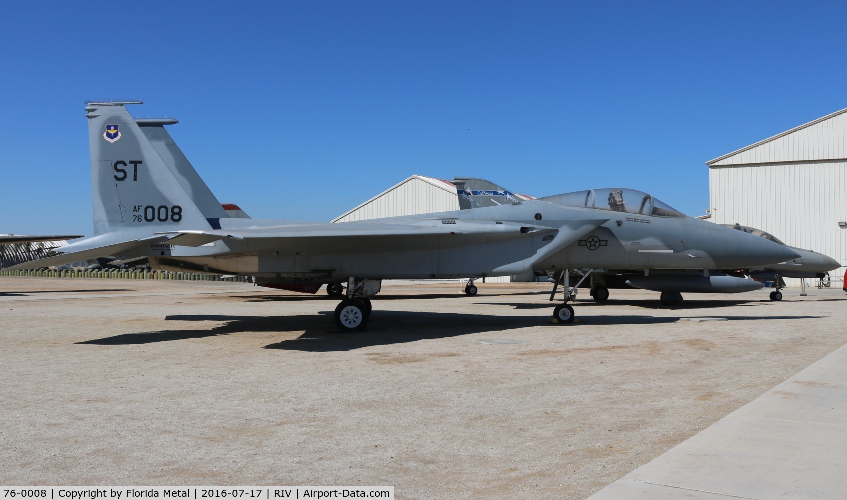 76-0008, 1976 McDonnell Douglas GF-15A Eagle C/N 0185, GF-15A