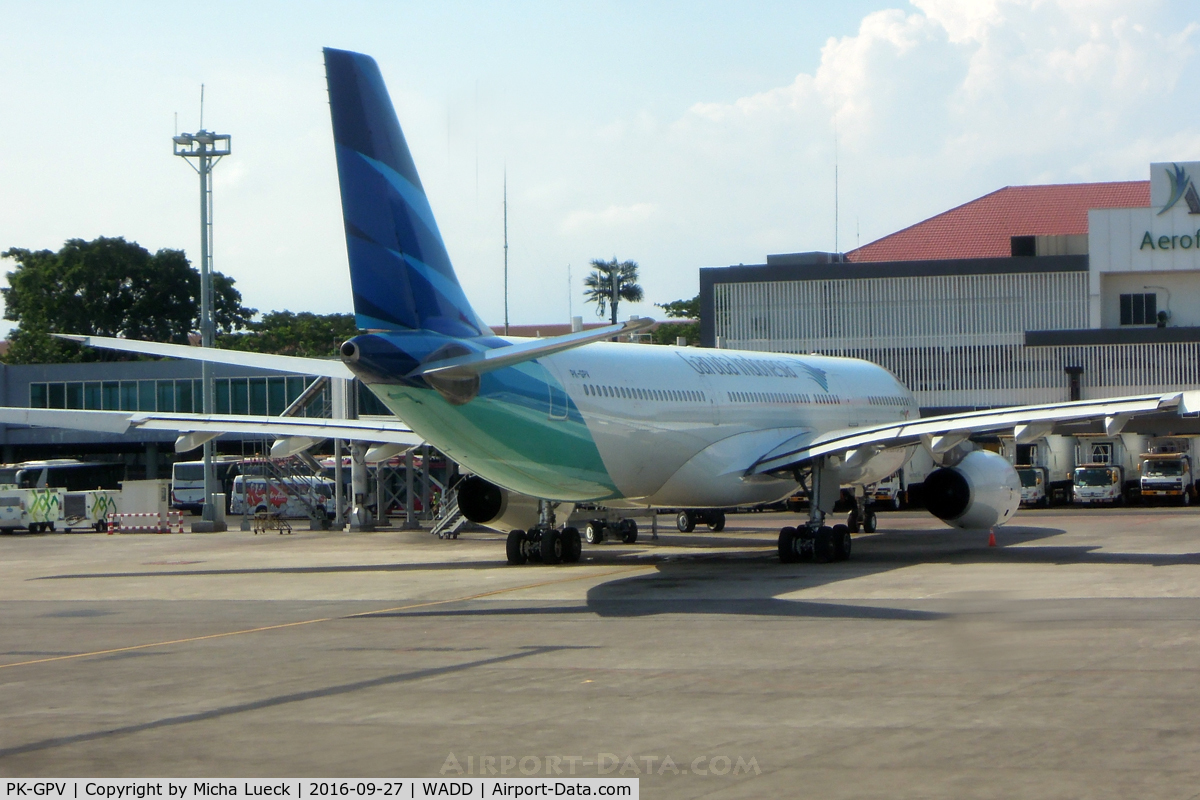 PK-GPV, 2014 Airbus A330-343 C/N 1577, At Denpasar