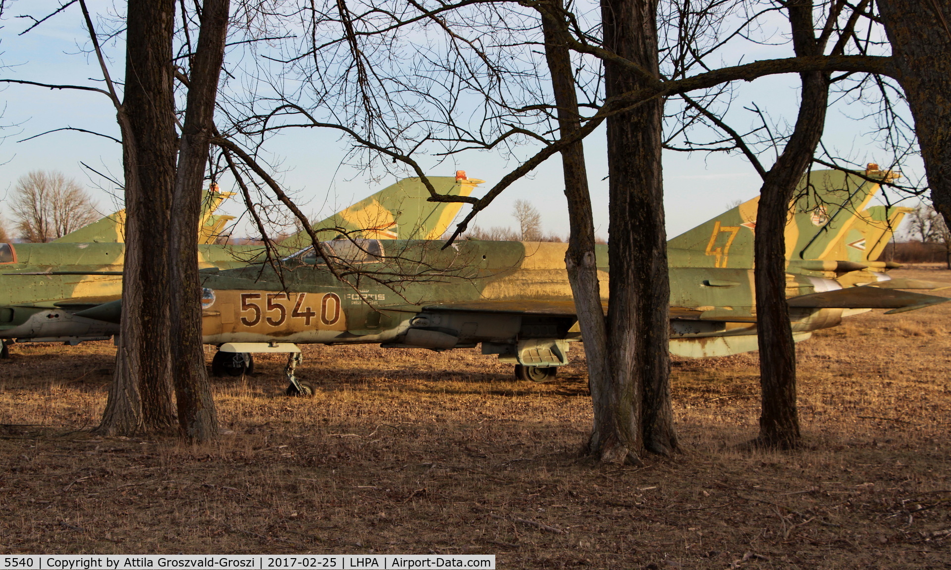 5540, Mikoyan-Gurevich MiG-21bis C/N 75035540, Pápa stored off-site airport, Hungary