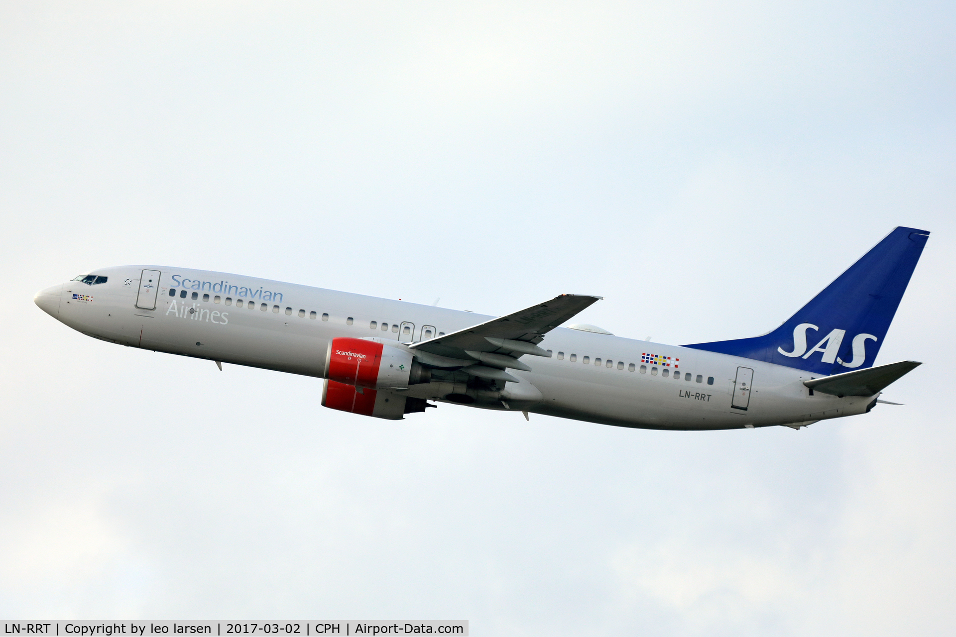LN-RRT, 2001 Boeing 737-883 C/N 28326, Copenhagen 2.3.2017