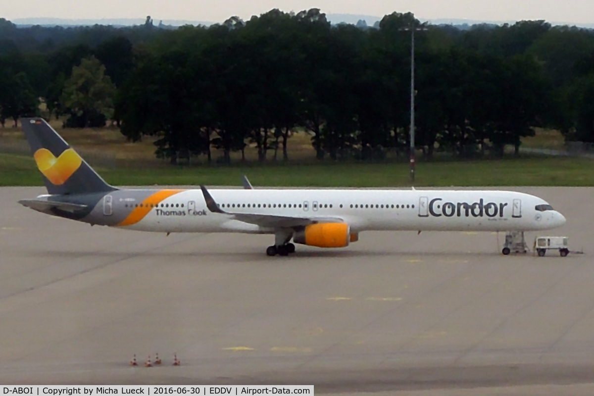 D-ABOI, 2000 Boeing 757-330 C/N 29018, At Hanover