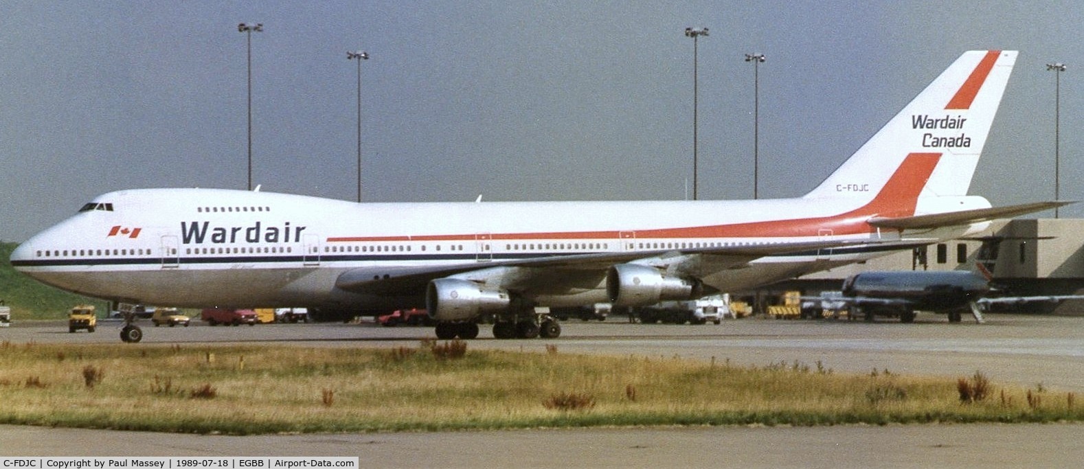 C-FDJC, 1971 Boeing 747-1D1 C/N 20208, Scan of photograph.