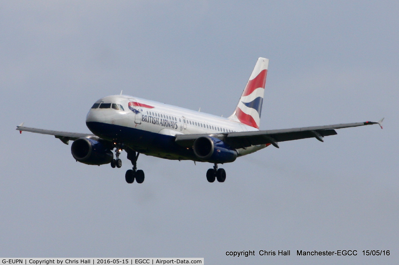 G-EUPN, 2000 Airbus A319-131 C/N 1261, British Airways