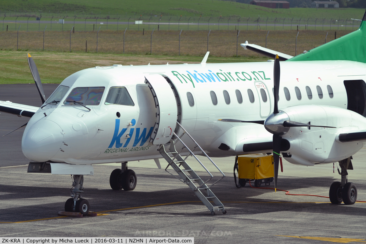 ZK-KRA, 1986 Saab SF340A C/N 340A-065, Kiwi Regional Airlines lastet for less than a year :(