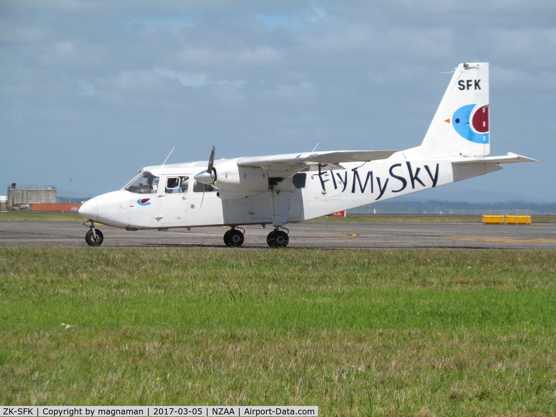 ZK-SFK, Britten-Norman BN-2A Islander C/N 236, outbound