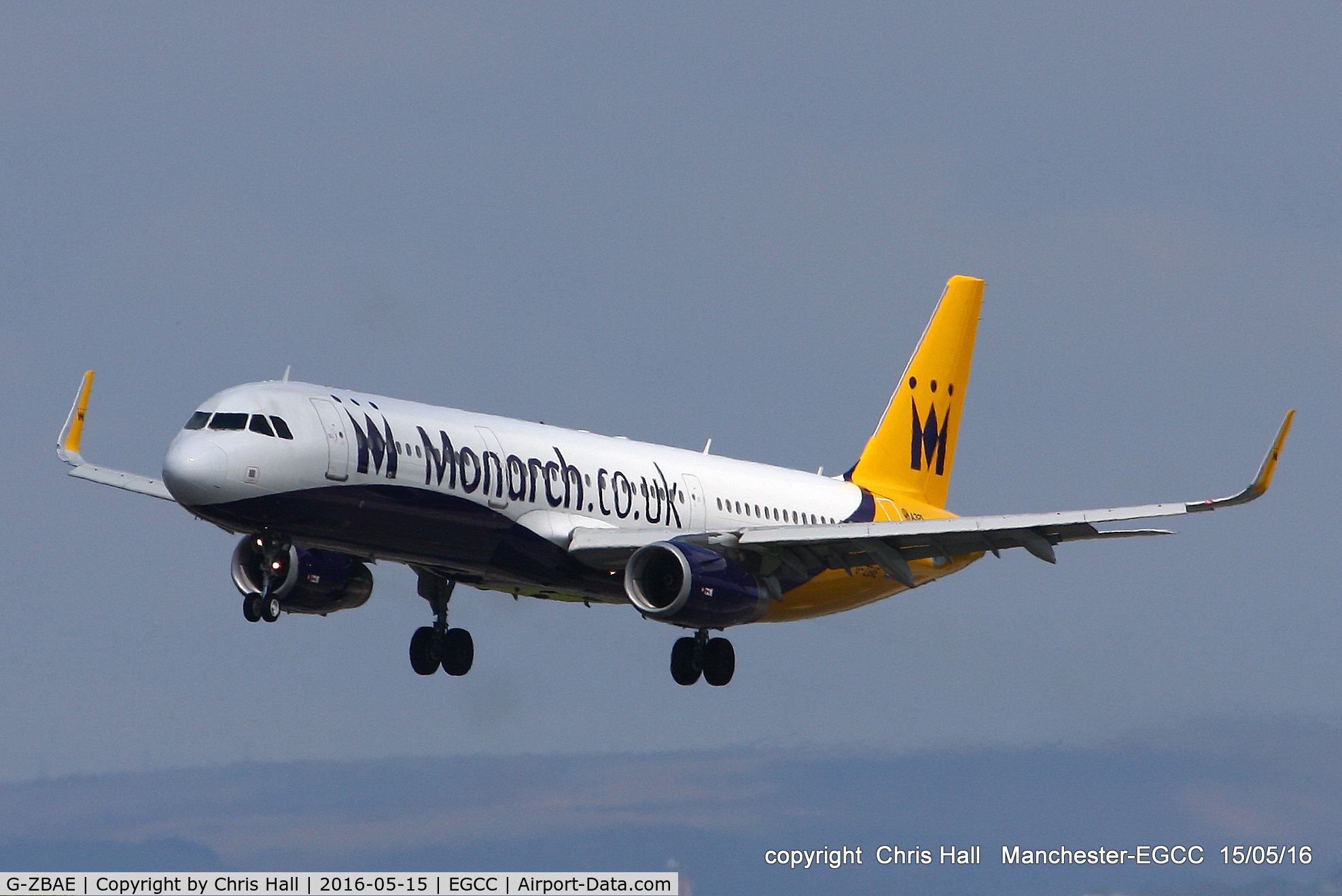 G-ZBAE, 2013 Airbus A321-231 C/N 5606, Monarch