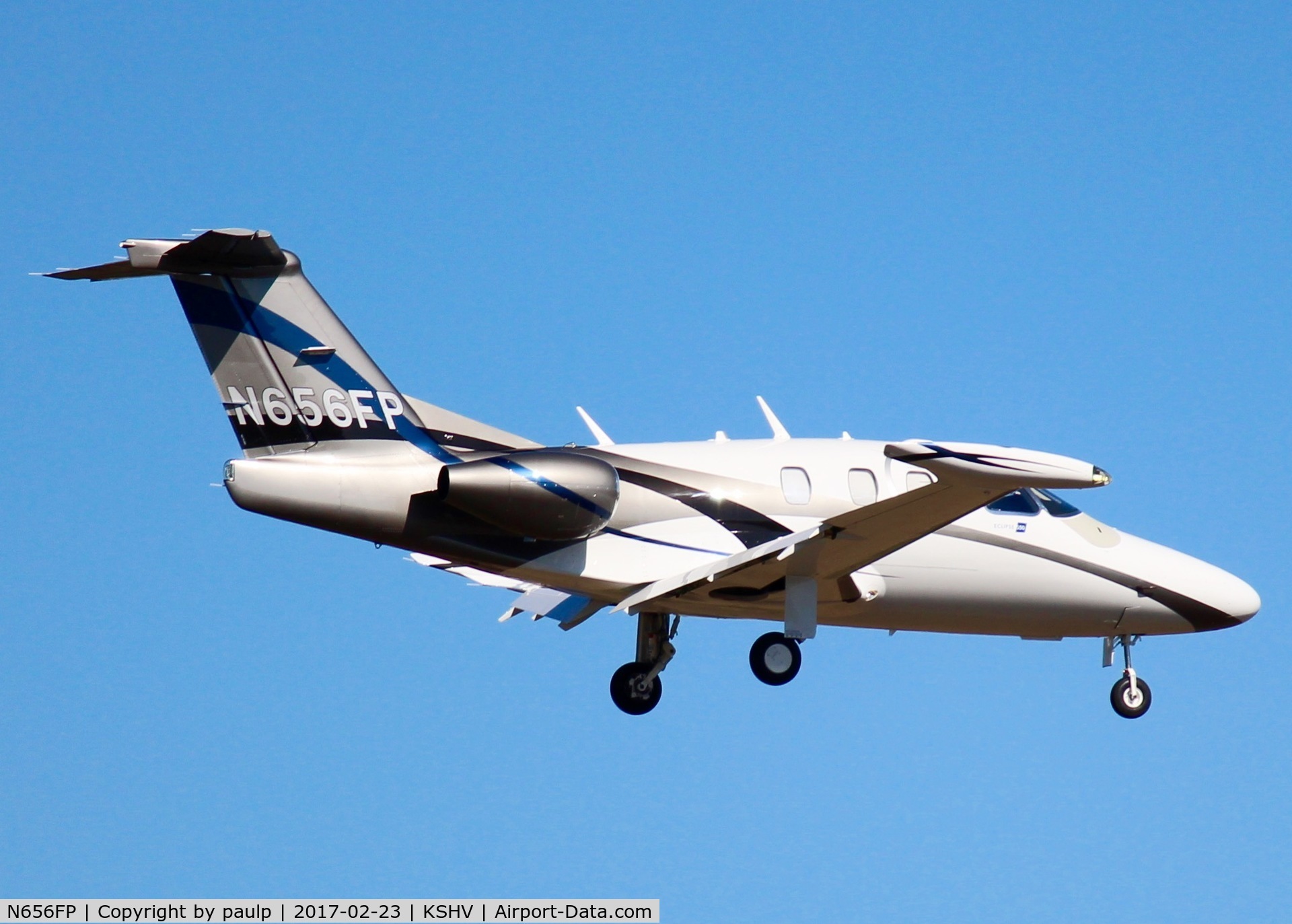 N656FP, 2008 Eclipse Aviation Corp EA500 C/N 000265, At Shreveport Regional.