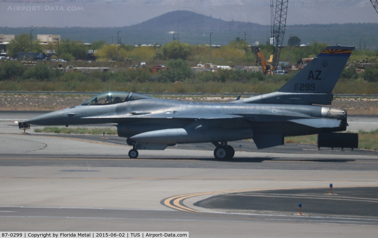 87-0299, 1987 General Dynamics F-16C Fighting Falcon C/N 5C-560, F-16C