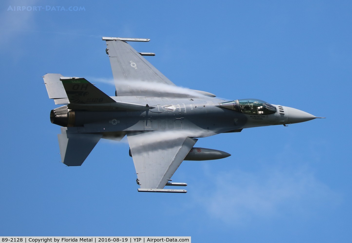 89-2128, 1989 General Dynamics F-16CM Fighting Falcon C/N 1C-281, F-16CM