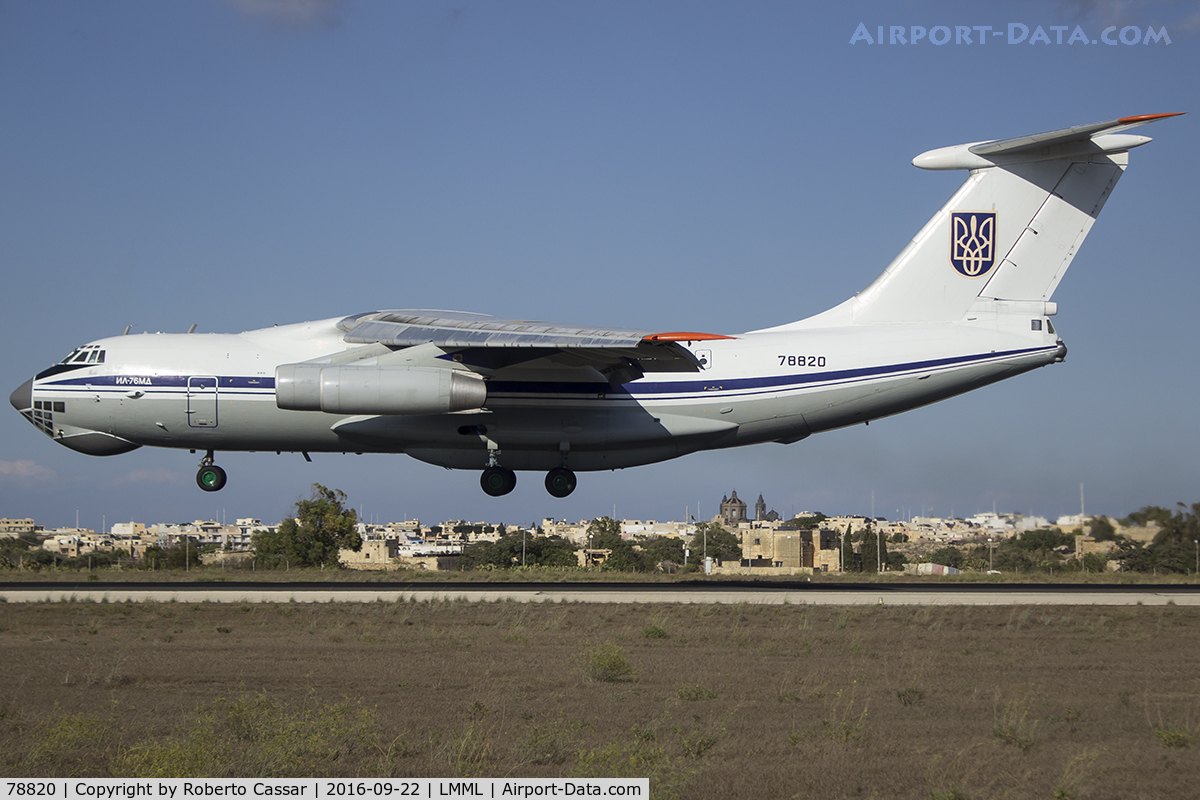 78820, 1989 Ilyushin Il-76MD C/N 0093496907, Malta International Airshow 2016
