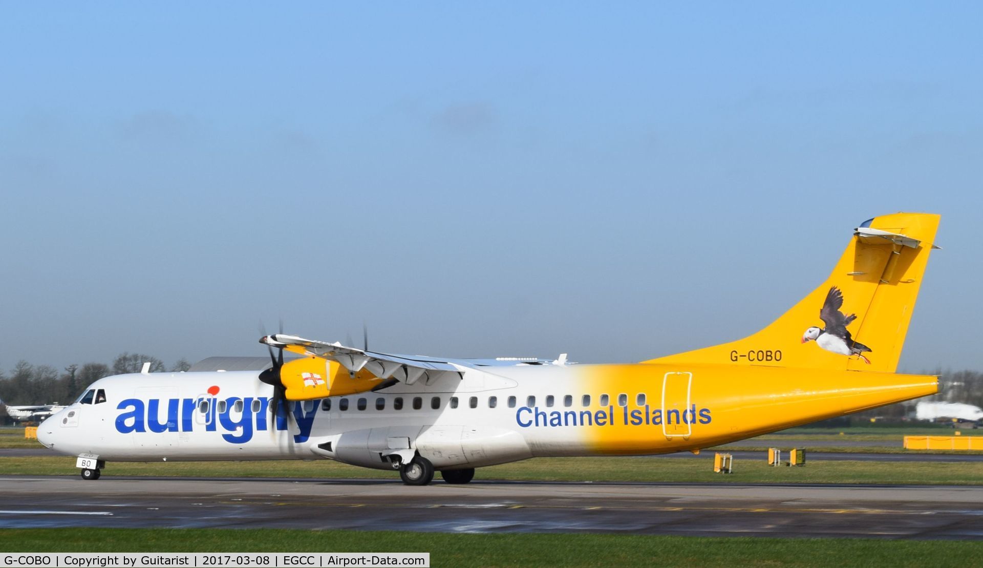 G-COBO, 2008 ATR 72-212A C/N 852, At Manchester