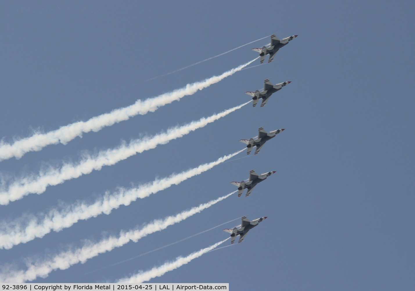 92-3896, General Dynamics F-16CJ Fighting Falcon C/N CC-138, Thunderbirds