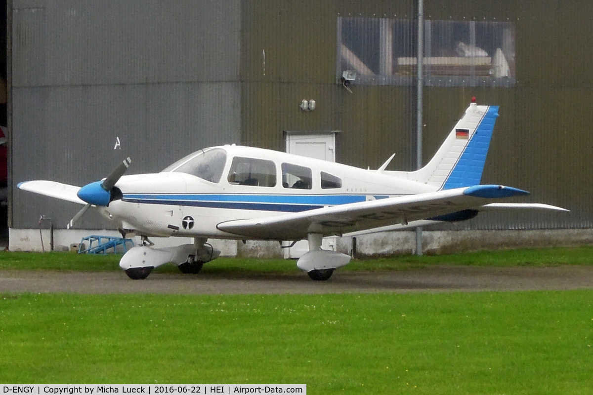 D-ENGY, Piper PA-28-181 Cherokee Archer II C/N 28-7690338, At Heide Büsum