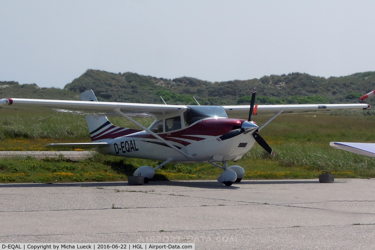 D-EQAL, Cessna T182T Turbo Skylane Turbo Skylane C/N T18208542, At Helgoland Düne