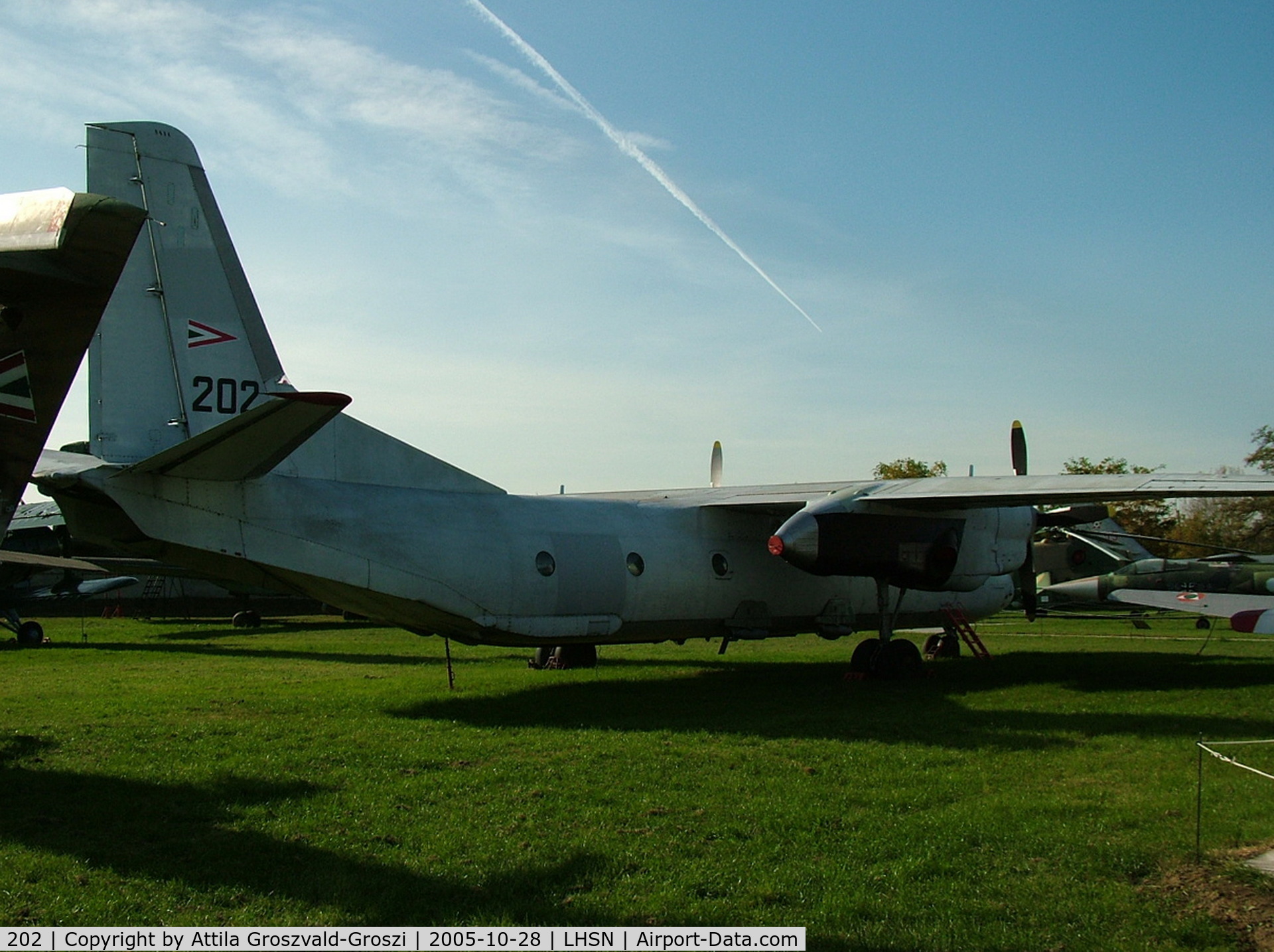 202, 1974 Antonov An-26 C/N 02202, Szolnok airplane museum, Hungary (Hungary is not in operation