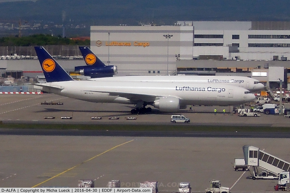 D-ALFA, 2013 Boeing 777-FBT C/N 41674, At Frankfurt