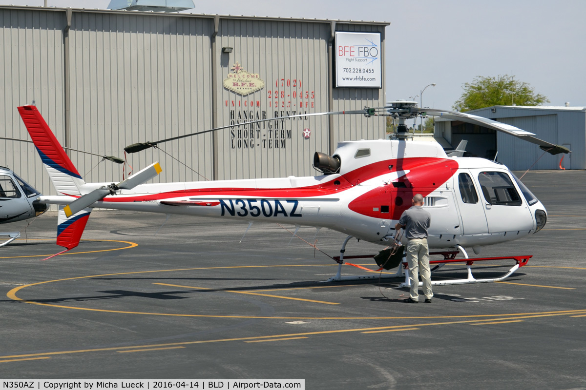 N350AZ, 1998 Eurocopter AS-350B-2 Ecureuil Ecureuil C/N 3127, At Boulder
