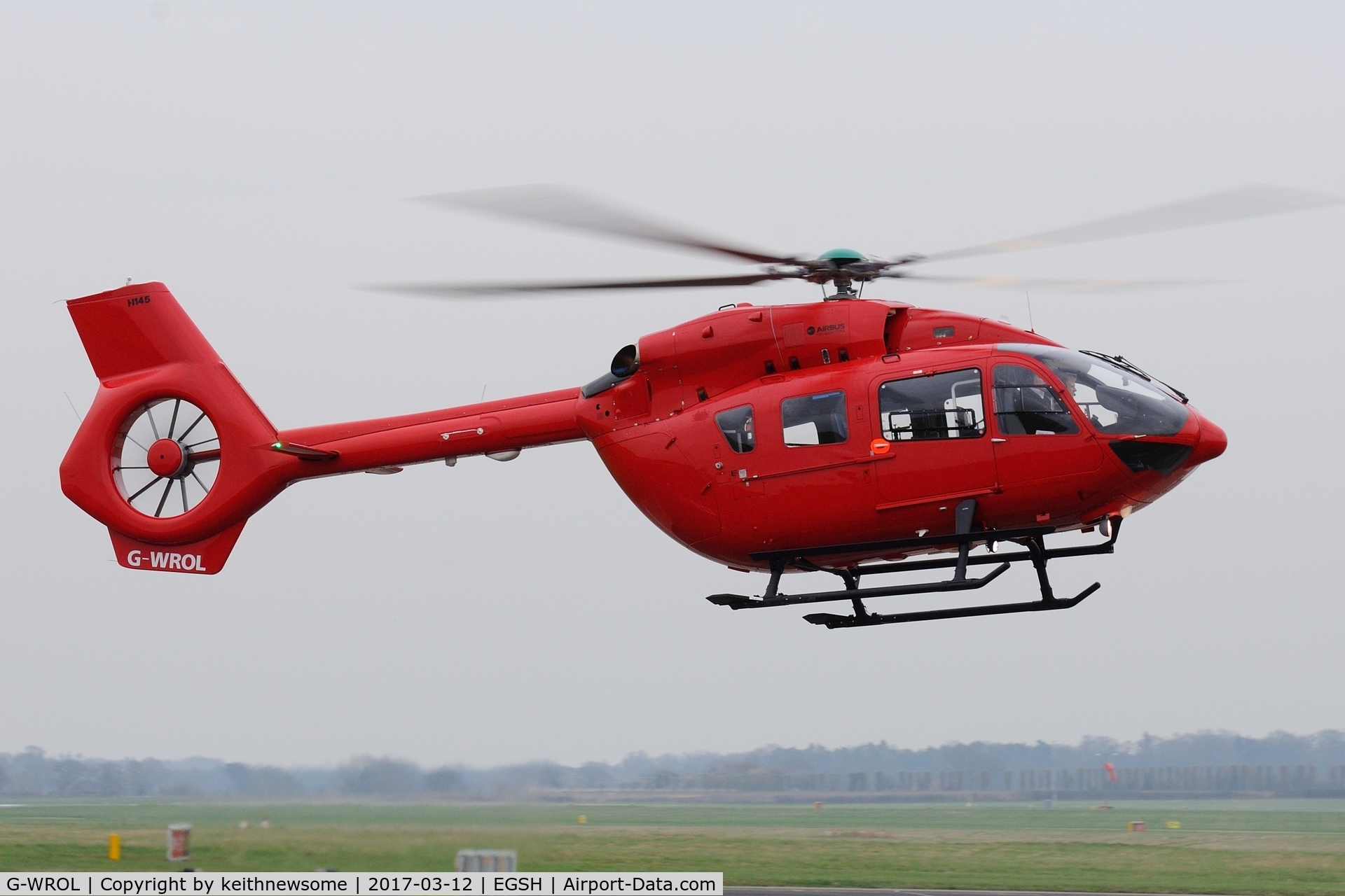 G-WROL, 2016 Airbus Helicopters H-145 (BK-117D-2) C/N 20115, Returning following training flight, formerly G-OLWG.