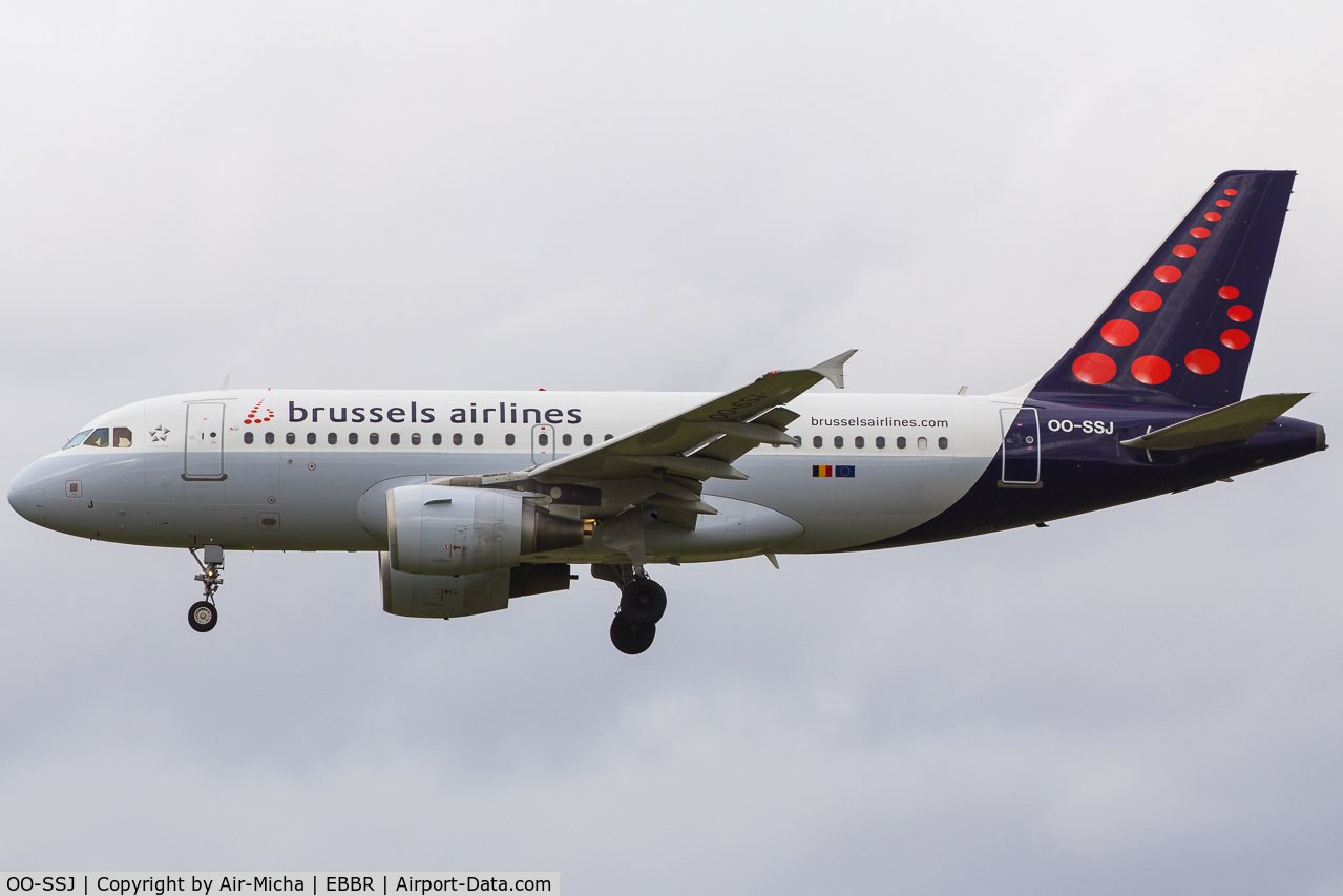 OO-SSJ, 2002 Airbus A319-111 C/N 1759, Brussels Airlines