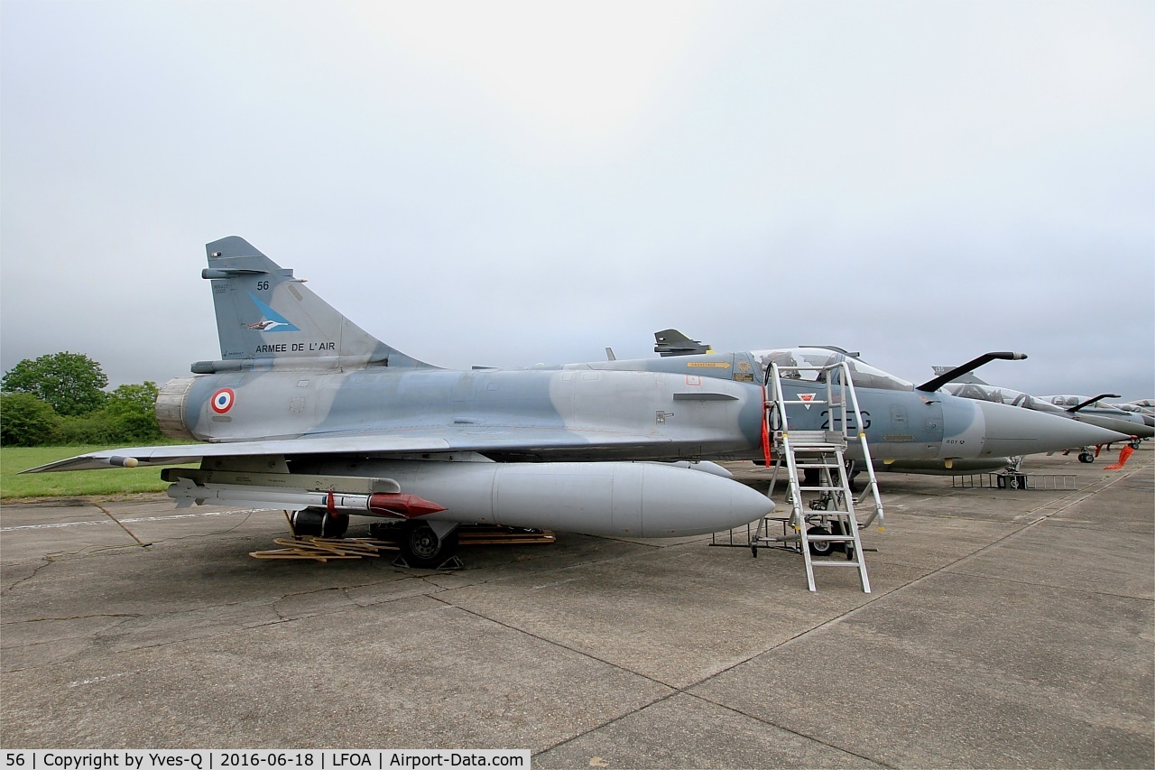 56, Dassault Mirage 2000-5F C/N 56, Dassault Mirage 2000-5F, Static display, Avord Air Base 702 (LFOA) Open day 2016
