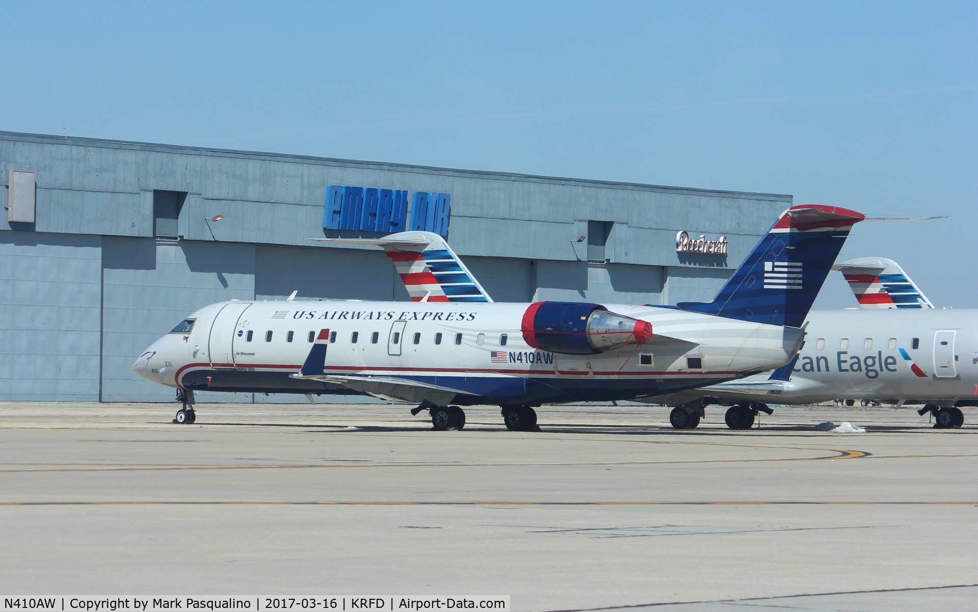 N410AW, 2001 Bombardier CRJ-200LR (CL-600-2B19) C/N 7490, CL-600-2B19