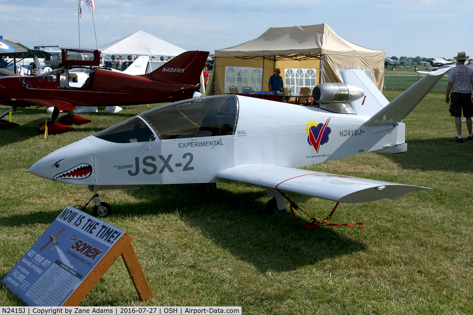 N241SJ, Sonex JSX-2 C/N 002, At the 2016 EAA AirVenture - Oshkosh, Wisconsin