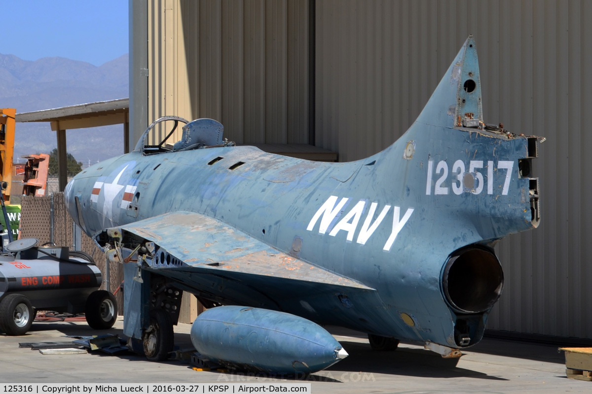 125316, Grumman F9F-5P Panther C/N Not found 125316, With false BuNo 123517