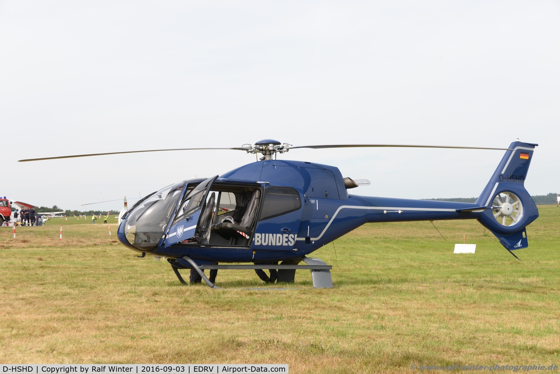 D-HSHD, 2008 Eurocopter EC-120B Colibri C/N 1527, Eurocopter EC-120B - BPO Bundespolizei - 1527 - D-HSHD - 03.09.2016 - EDRV