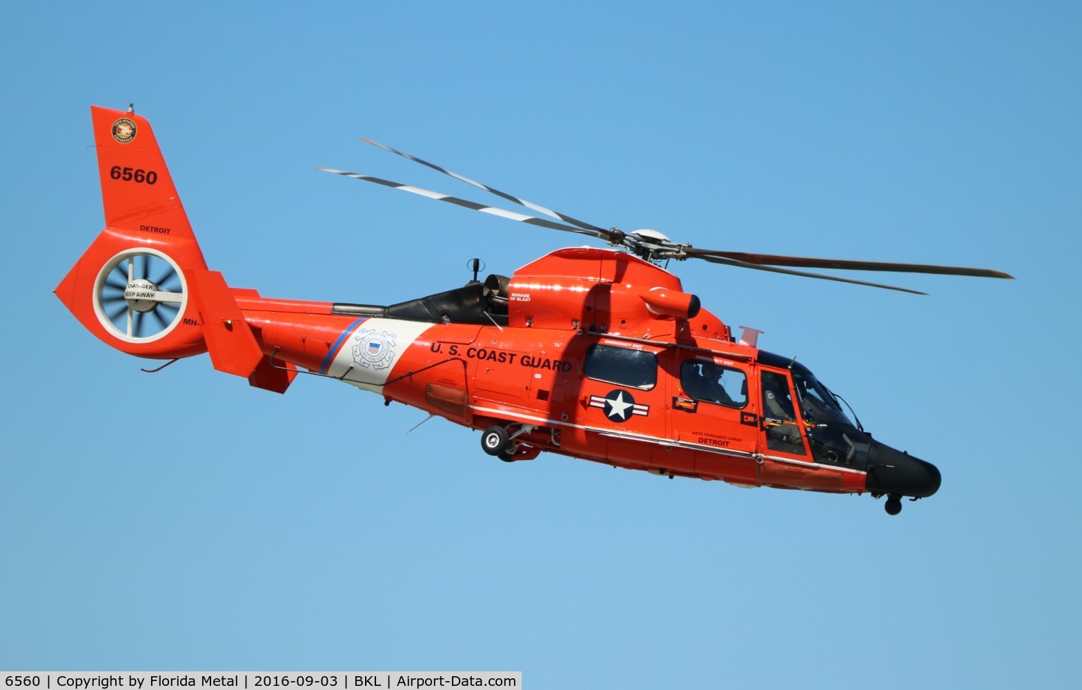 6560, 1985 Aerospatiale HH-65C Dolphin C/N 6243, HH-65C