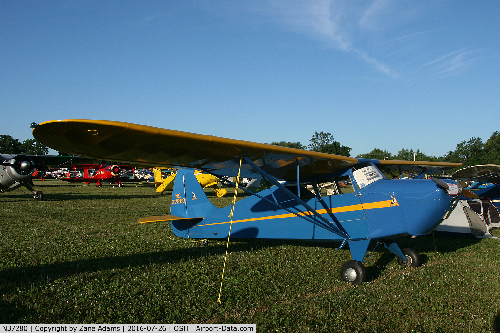 N37280, 1941 Interstate S-1A Cadet C/N 123, At the 2016 EAA AirVenture - Oshkosh, Wisconsin