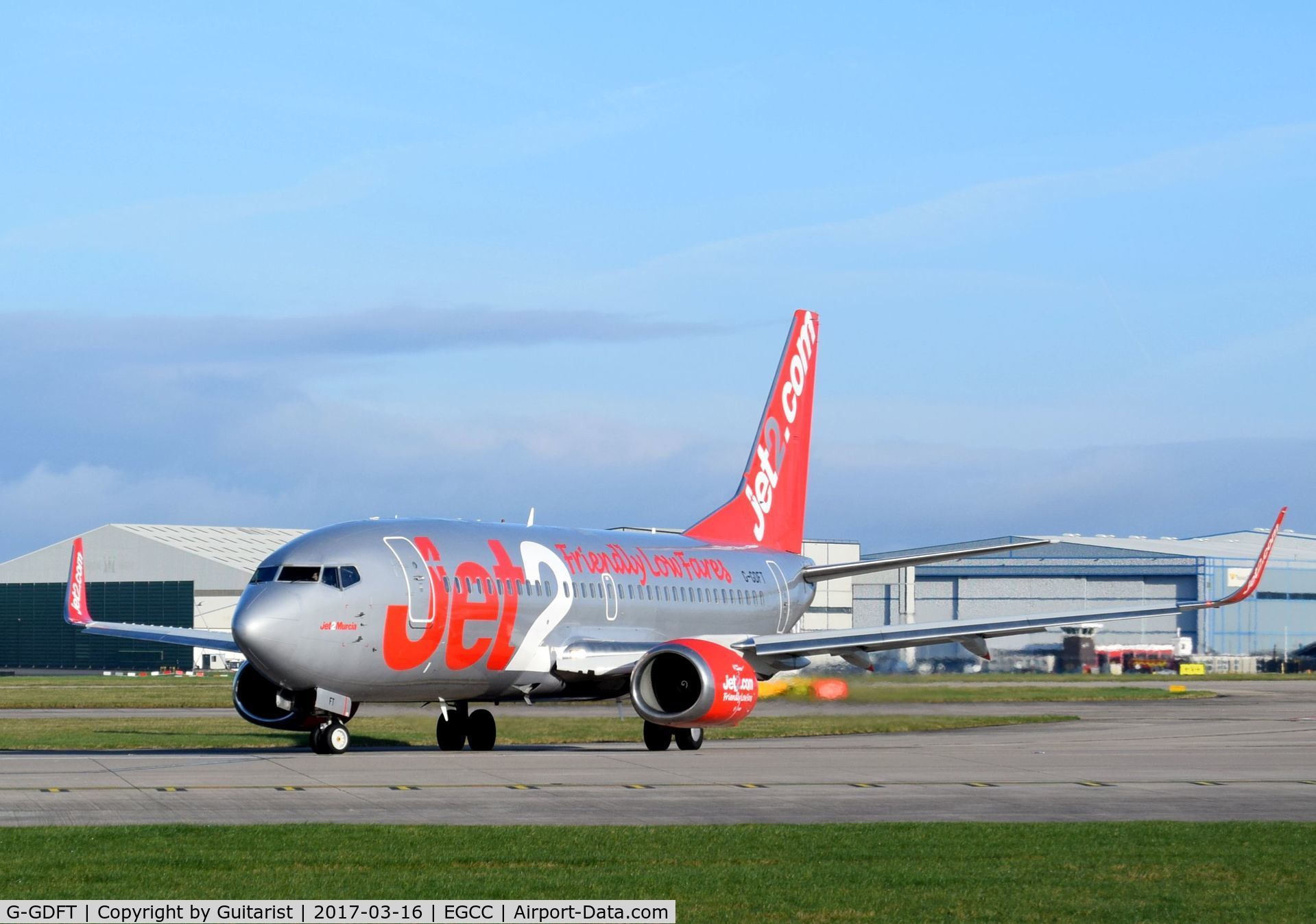 G-GDFT, 1998 Boeing 737-36Q C/N 29141, At Manchester