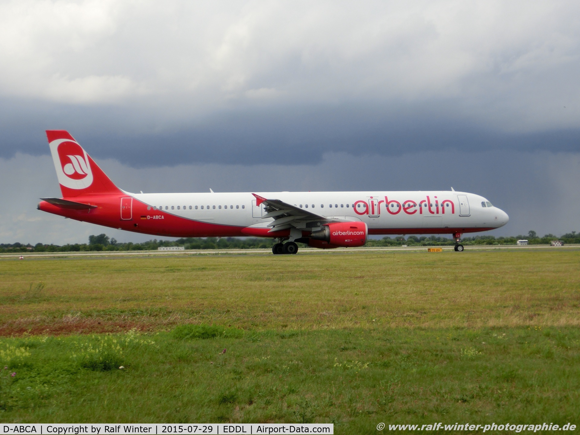 D-ABCA, 2008 Airbus A321-211 C/N 3708, Airbus A321-211 - AB BER Air Berlin - 3708 - D-ABCA - 29.07.2015 - DUS