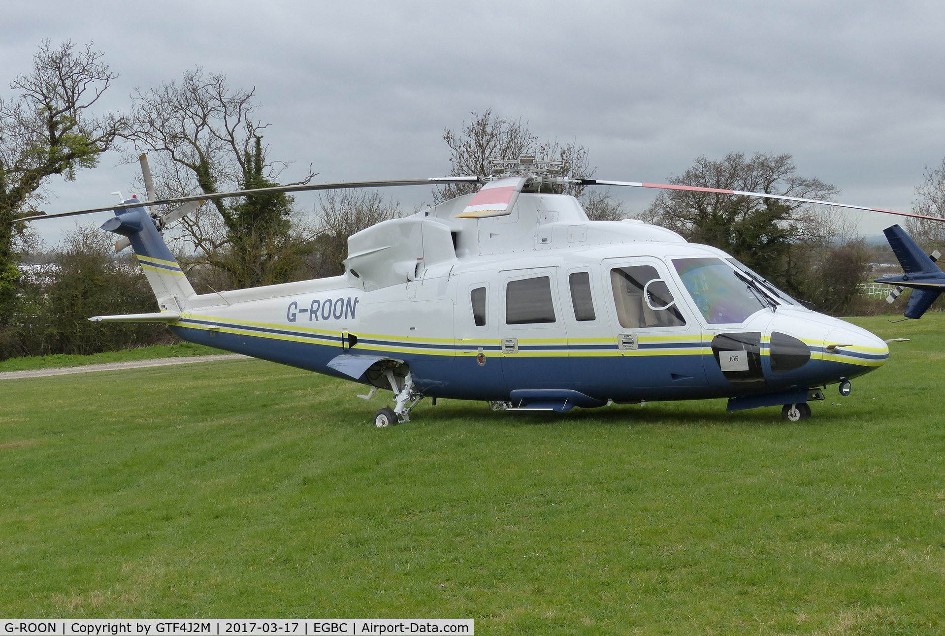G-ROON, 2010 Keystone Helicopter S-76C C/N 760781, G-ROON at Cheltenham 17.3.17
