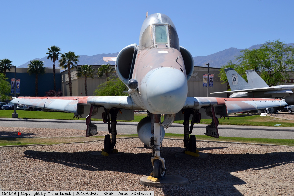 154649, Douglas TA-4J Skyhawk C/N 13767, At the Palm Springs Air Museum