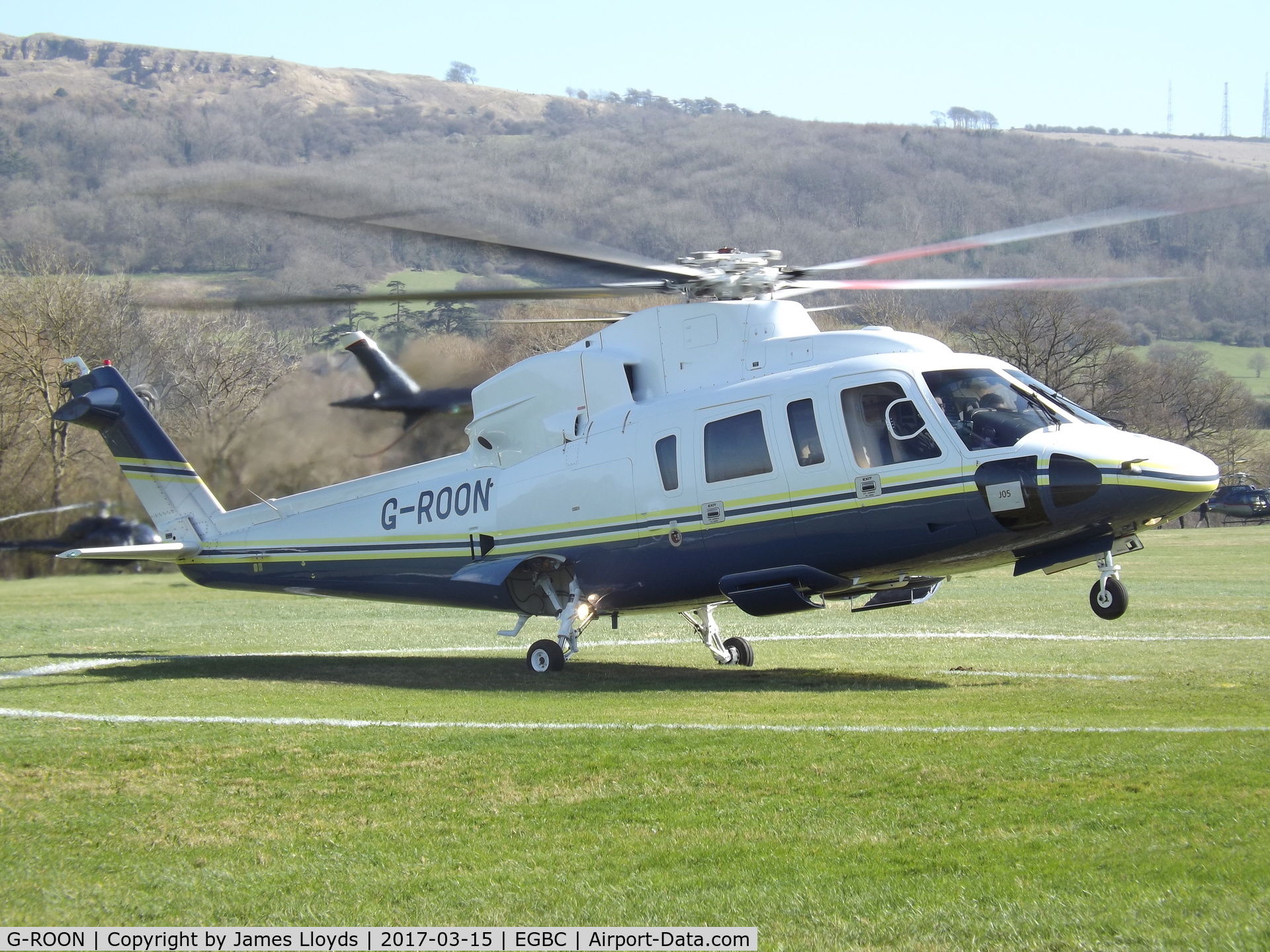 G-ROON, 2010 Keystone Helicopter S-76C C/N 760781, At Cheltenham Helipad