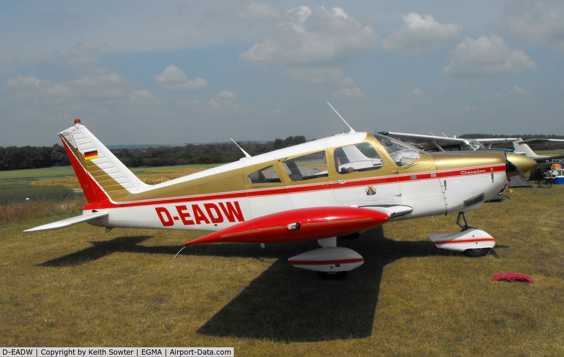 D-EADW, Piper PA-28 180 Cherokee C/N 28-5308, Visiting aircaft