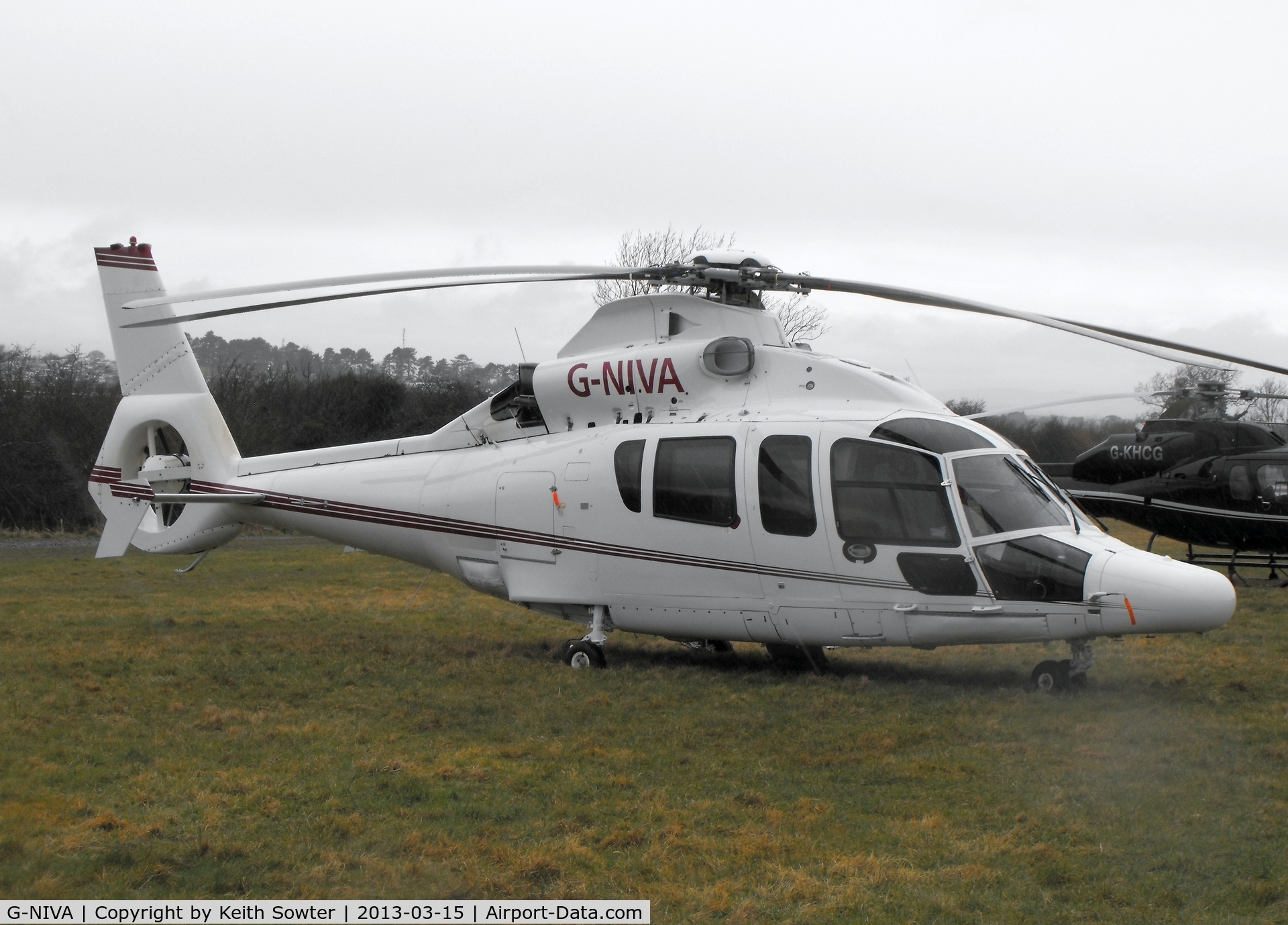 G-NIVA, 2003 Eurocopter EC-155B-1 C/N 6642, Visiting Cheltenham Racecourse