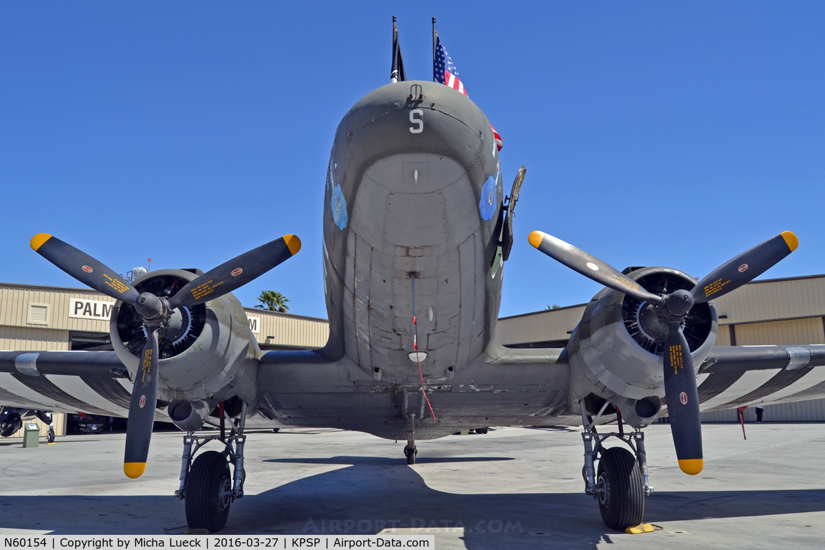 N60154, 1943 Douglas C-47B-25-DK Skytrain (Dakota III) C/N 16007/32755, At the Palm Springs Air Museum