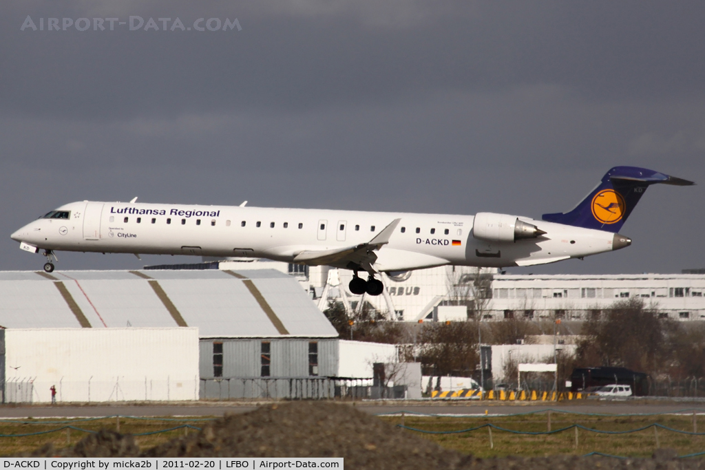 D-ACKD, 2006 Bombardier CRJ-900LR (CL-600-2D24) C/N 15080, Landing