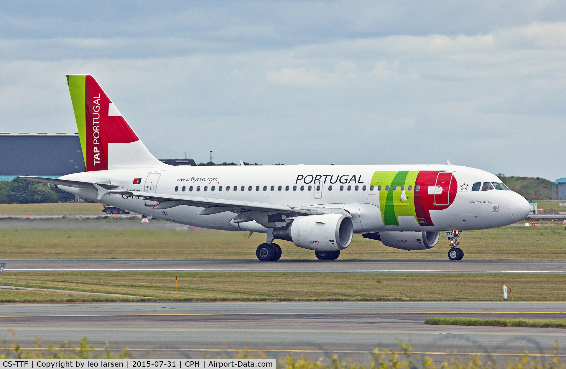 CS-TTF, 1998 Airbus A319-111 C/N 837, Copenhagen 31.7.2015