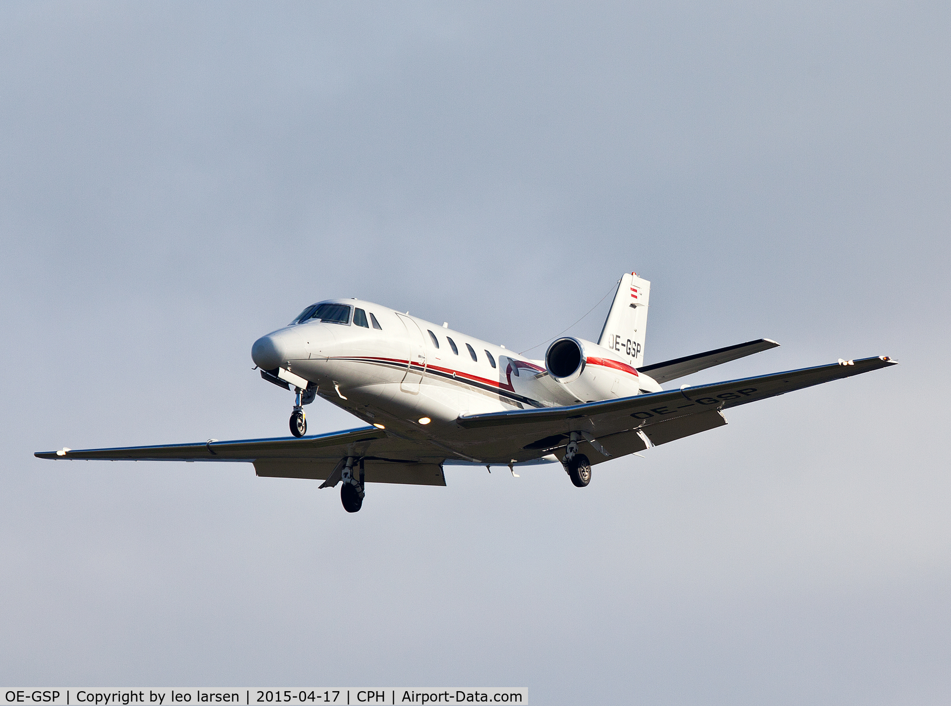 OE-GSP, 2008 Cessna 560XL Citation XLS C/N 560-5756, Copenhagen 17.4.2015