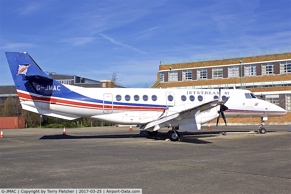 G-JMAC, 1992 British Aerospace Jetstream 41 C/N 41004, On the apron of the old Speke Airport in Liverpool